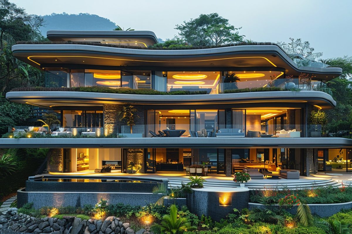 Concept d'un appartement morderne, mais très énergivore