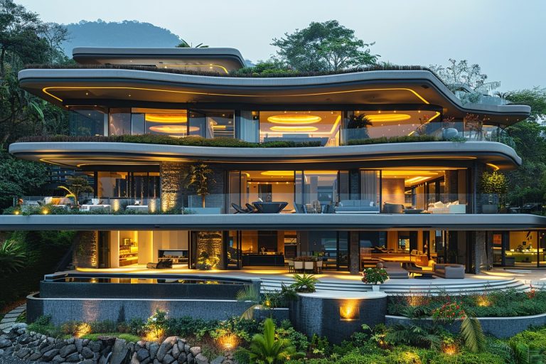 Concept d'un appartement morderne, mais très énergivore